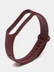 Багровый ремешок силиконовый для Xiaomi Mi Band 7 / Xiaomi Mi Band 8