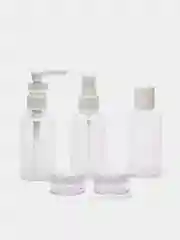 Флаконы для косметических средств, в чехле