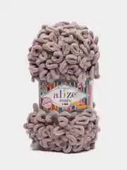 Бежевый пряжа Alize Puffy Fine