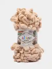 Бронзовый пряжа Alize puffy петельки