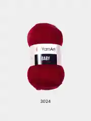 Бордовый пряжа YarnArt "Baby", 50г, 150м, 100% акрил