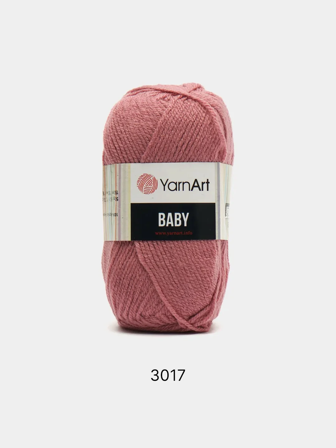 Марсала пряжа YarnArt "Baby", 50г, 150м, 100% акрил
