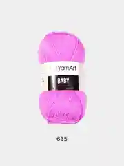 Тёмно-розовый пряжа YarnArt "Baby", 50г, 150м, 100% акрил