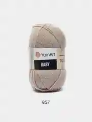 Бежевый меланж пряжа YarnArt "Baby", 50г, 150м, 100% акрил