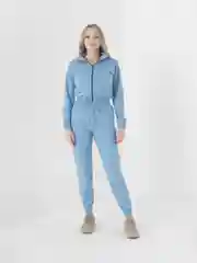 Голубой костюм спортивный женский