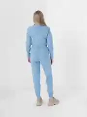 Голубой костюм спортивный женский