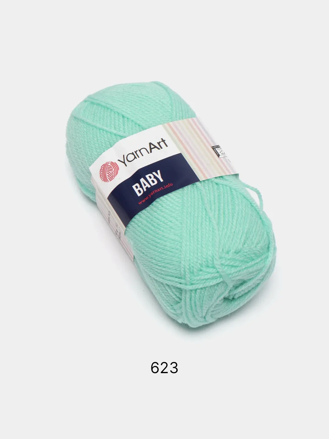 Мятный пряжа YarnArt "Baby", 50г, 150м, 100% акрил
