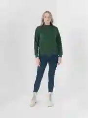 Зеленый свитшот женский, оверсайз