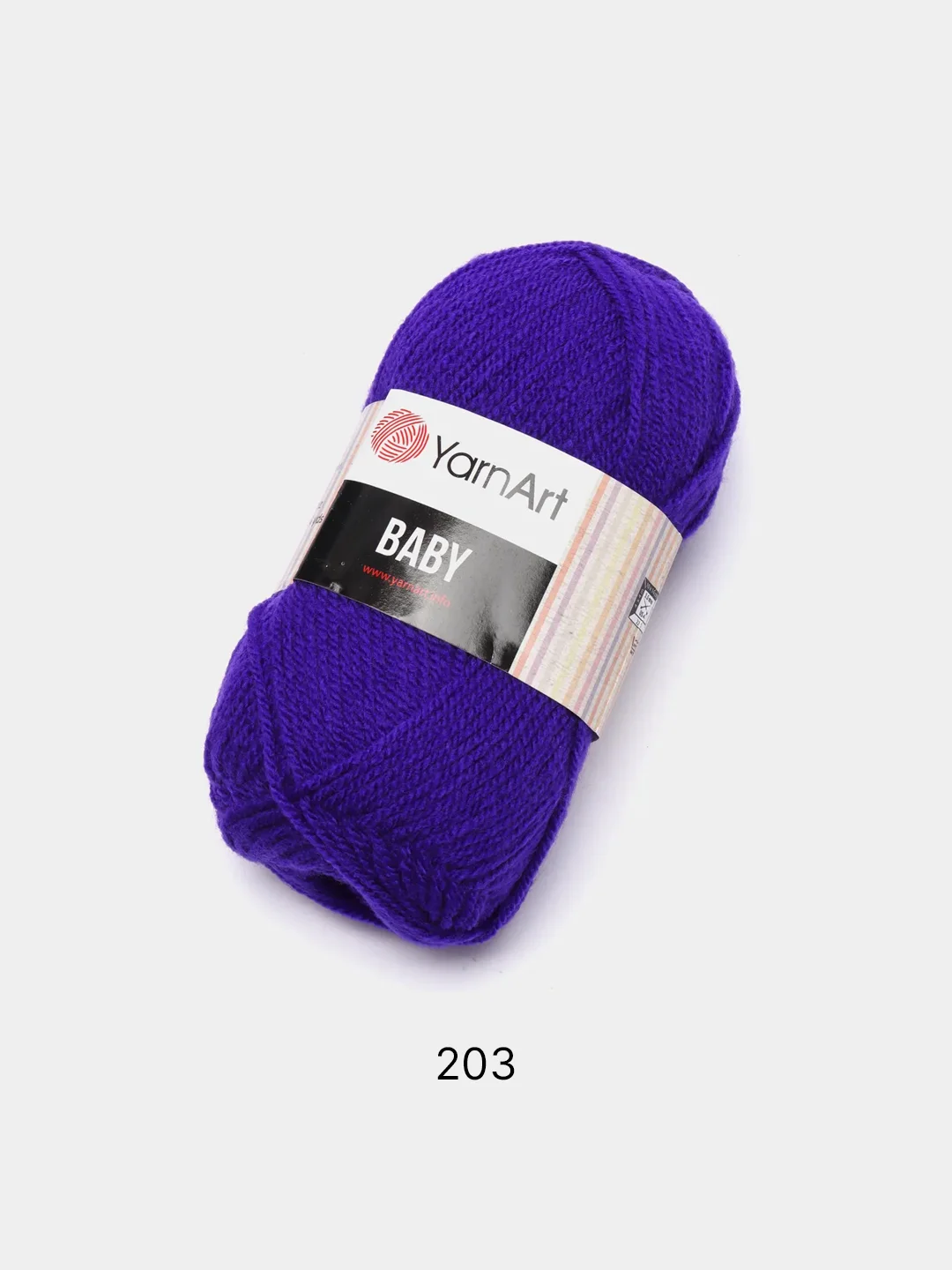 Темно-синий пряжа YarnArt "Baby", 50г, 150м, 100% акрил