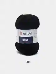 Черный пряжа YarnArt "Baby", 50г, 150м, 100% акрил
