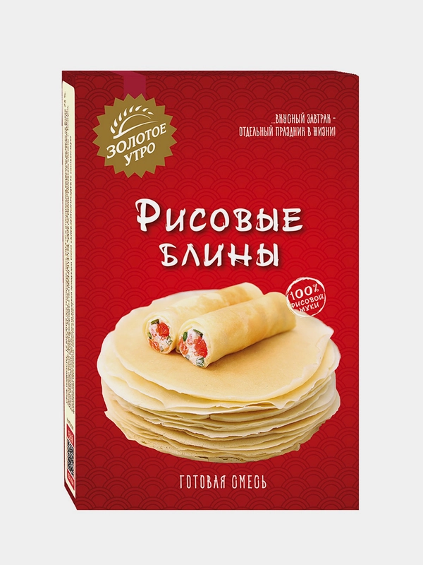 Смесь для выпечки Золотое утро "Рисовые блины", 250 г