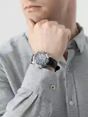 Аметистовый часы мужские, наручные, механические, командирские