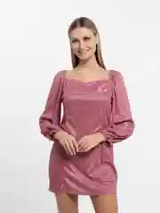 Розовый женское платье, с люрексом, вечернее