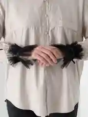 Черный манжеты на рукава ESCHO