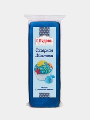 Мастика сахарная синяя С. Пудовъ, 100 г