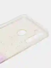 Фиолетовый чехол "Акварель", для Samsung Galaxy A01, A21, A30, силиконовый