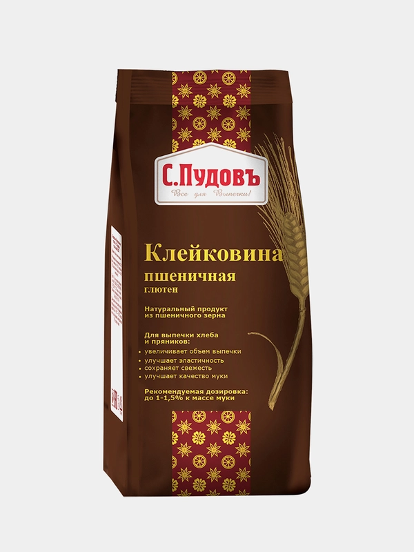 Улучшитель хлебопекарный С.Пудовъ "Клейковина пшеничная", 250 г
