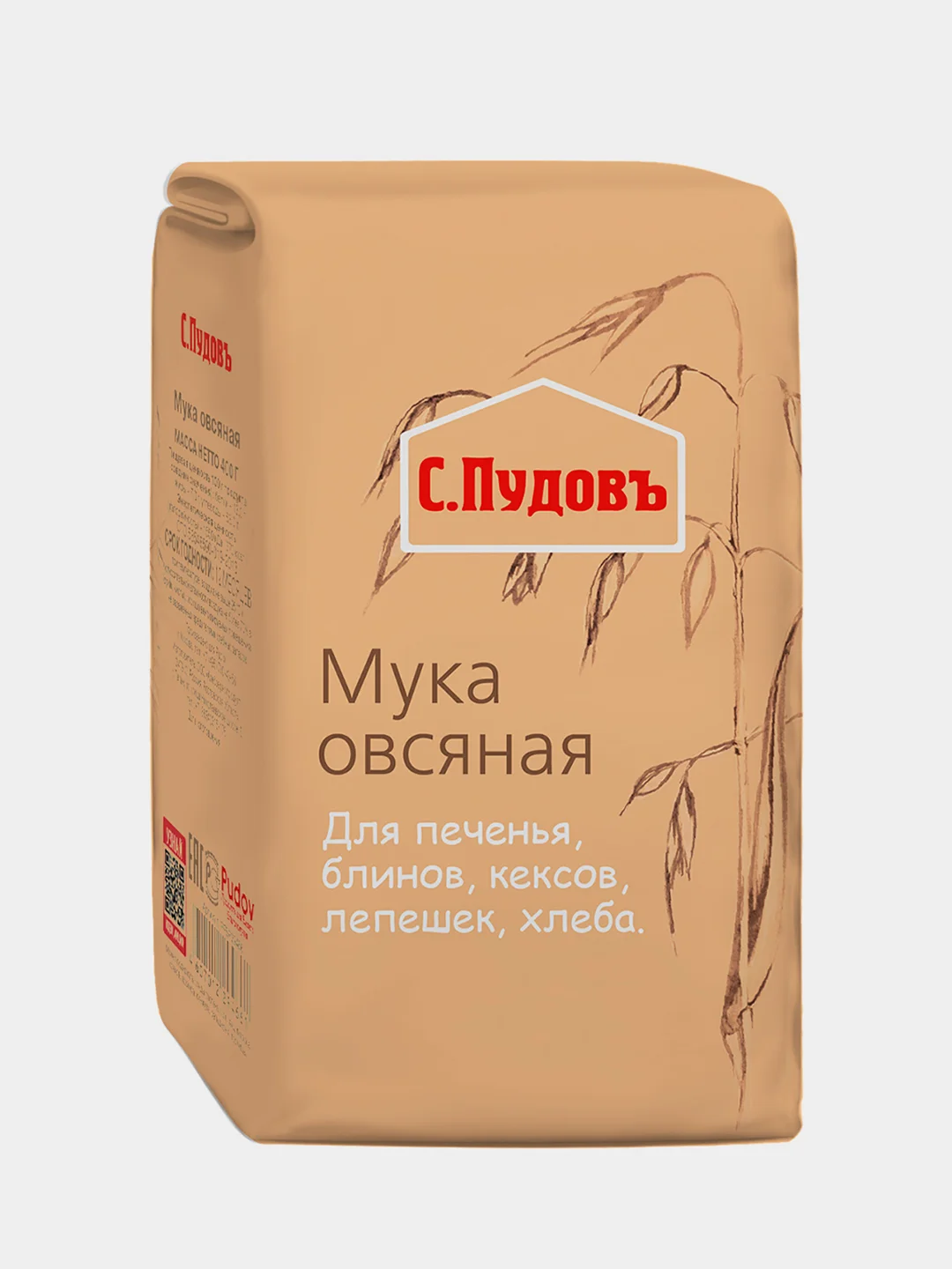Мука овсяная С. Пудовъ, 400 г