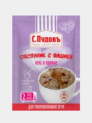 Кекс в кружке С.Пудовъ "Овсянник", с вишней, 70 г