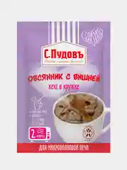 Кекс в кружке С.Пудовъ "Овсянник", с вишней, 70 г