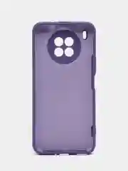 Фиолетовый чехол Honor 10i / 7A / 8A / 50 / 50 Lite / Y5 2018 / Y6 2019  с защитой камеры и бортиками