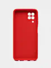 Красный чехол для телефона Samsung S22+, S23, A22, S20 FE, S21, с защитой камеры и бортами
