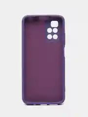 Фиолетовый чехол для телефона Redmi 10, Note 10 Pro, Honor X7, Samsung S23 с бортами и защитой камеры