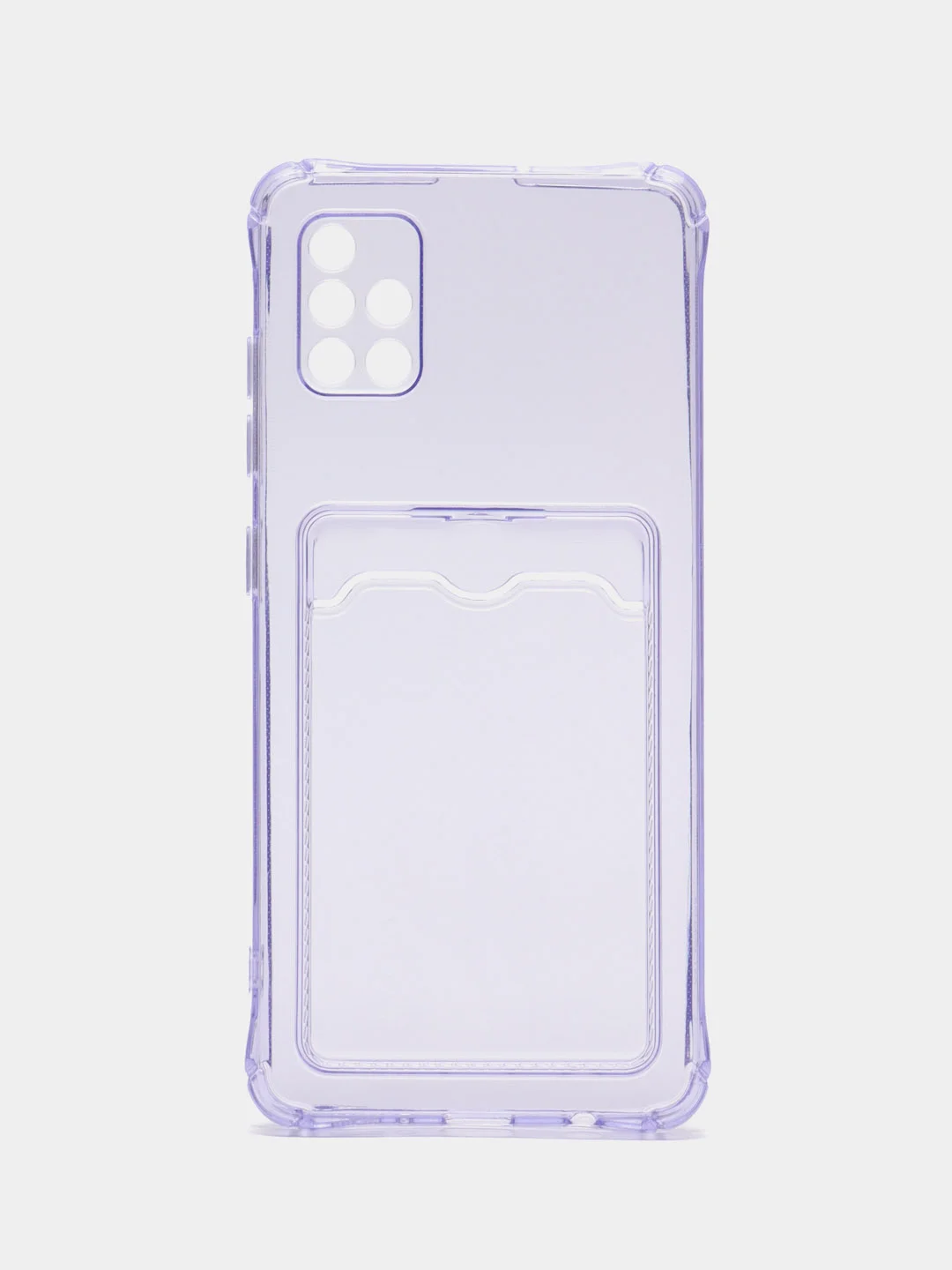 Пурпурный чехол с карманом для iPhone 11, Samsung A12, A51, A52, iPhone, цветной, с защитой камеры