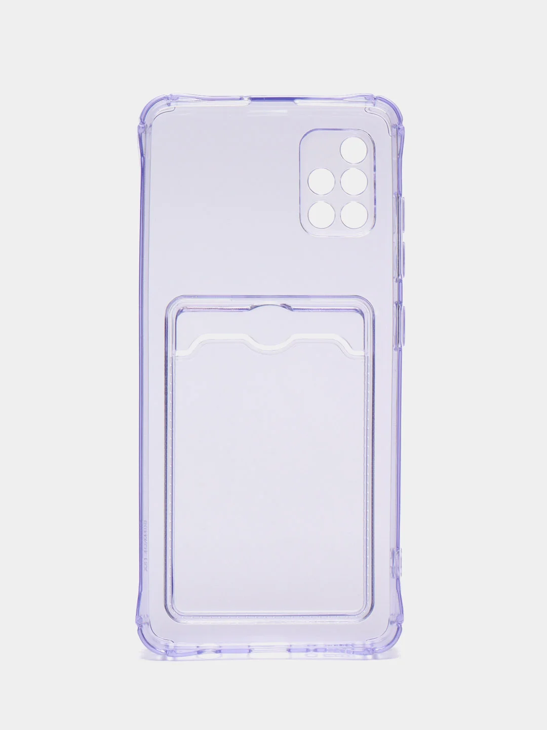 Пурпурный чехол с карманом для iPhone 11, Samsung A12, A51, A52, iPhone, цветной, с защитой камеры