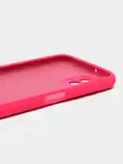 Фуксия чехол для телефона Samsung S22+, S23, A22, S20 FE, S21, с защитой камеры и бортами