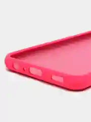 Фуксия чехол для телефона Samsung S22+, S23, A22, S20 FE, S21, с защитой камеры и бортами