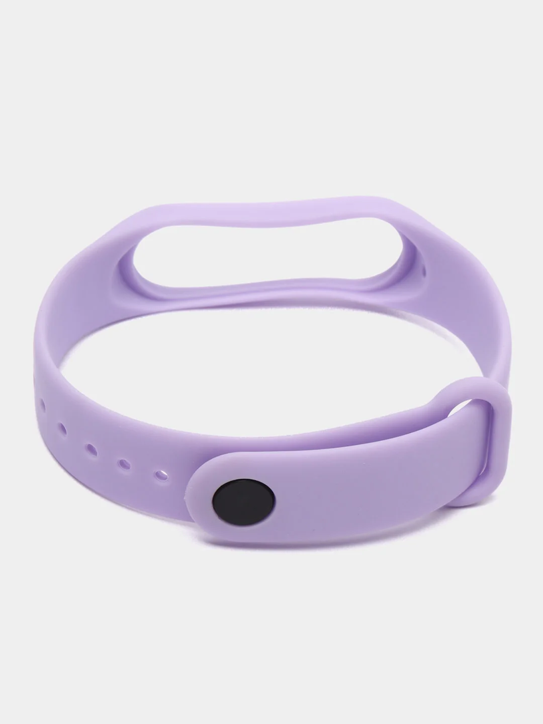 Лавандовый ремешок Mi Band 3 / Mi band 4, однотонный, силиконовый