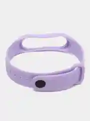 Лавандовый ремешок Mi Band 3 / Mi band 4, однотонный, силиконовый