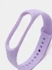 Лавандовый ремешок Mi Band 3 / Mi band 4, однотонный, силиконовый