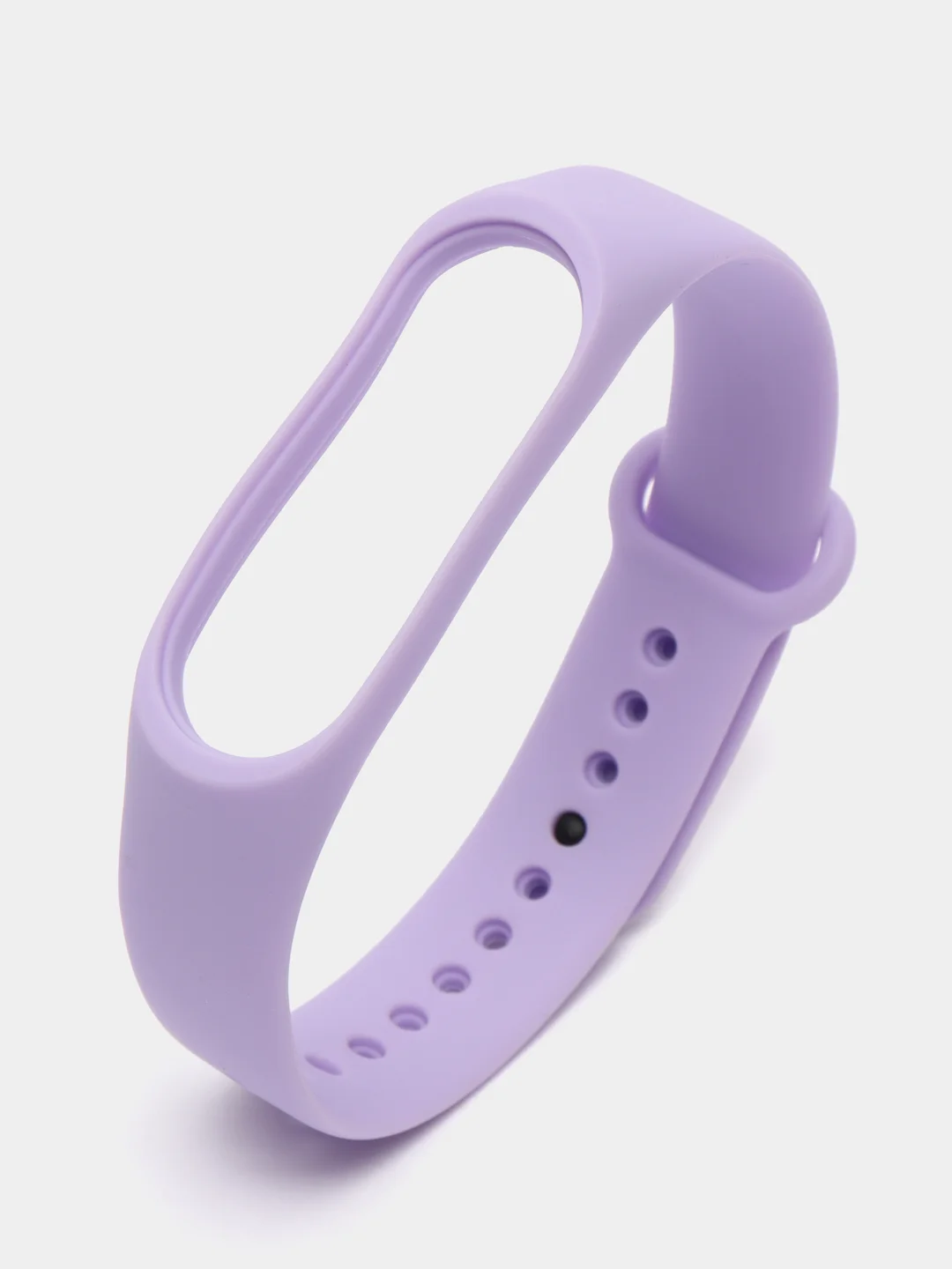 Лавандовый ремешок Mi Band 3 / Mi band 4, однотонный, силиконовый