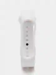 Белый ремешок Mi Band 5 / Mi Band 6, однотонный, силиконовый