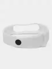Белый ремешок Mi Band 5 / Mi Band 6, однотонный, силиконовый
