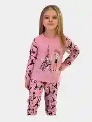 Розовый пижама для девочек