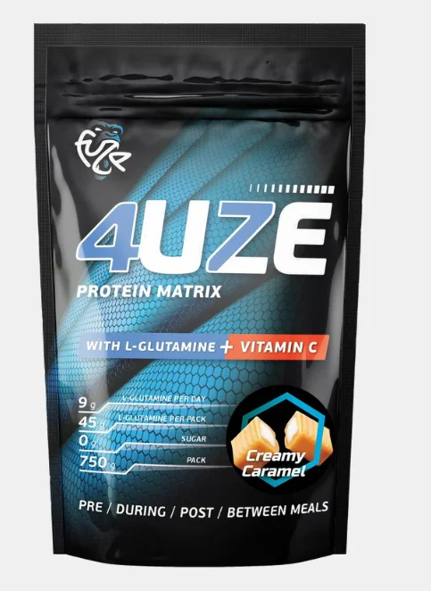 Мультикомпонентный протеин Fuze Glutamine + Vitamin C, 750 г