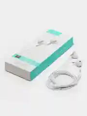 Белый наушники с микрофоном HOCO M57 3.5mm Jack