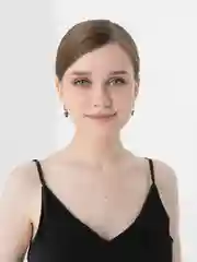 Синий серьги бабочки со стразами