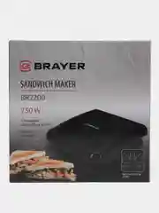 Сэндвичница BRAYER BR2200 пластины с антипригарным покрытием