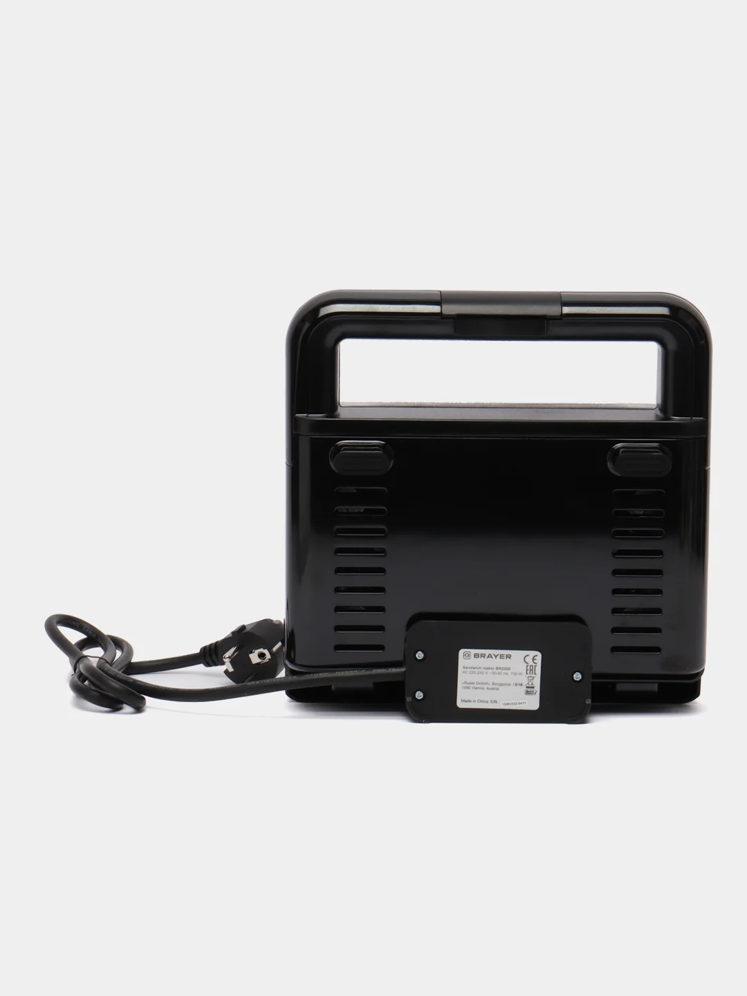 Сэндвичница BRAYER BR2200 пластины с антипригарным покрытием