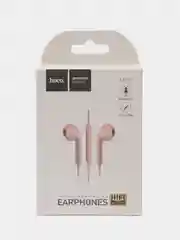 Розовый наушники с микрофоном HOCO M55, 3.5 mm Jack