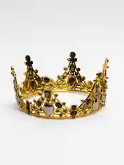 Золотой диадема, корона со стразами
