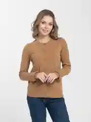 Бежевый кардиган женский