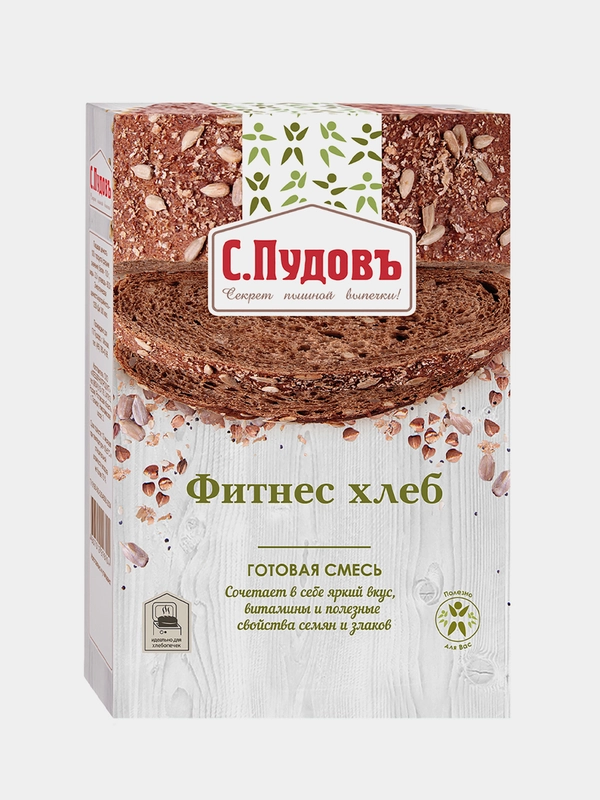 Смесь для выпечки Фитнес хлеб, 0,5 кг