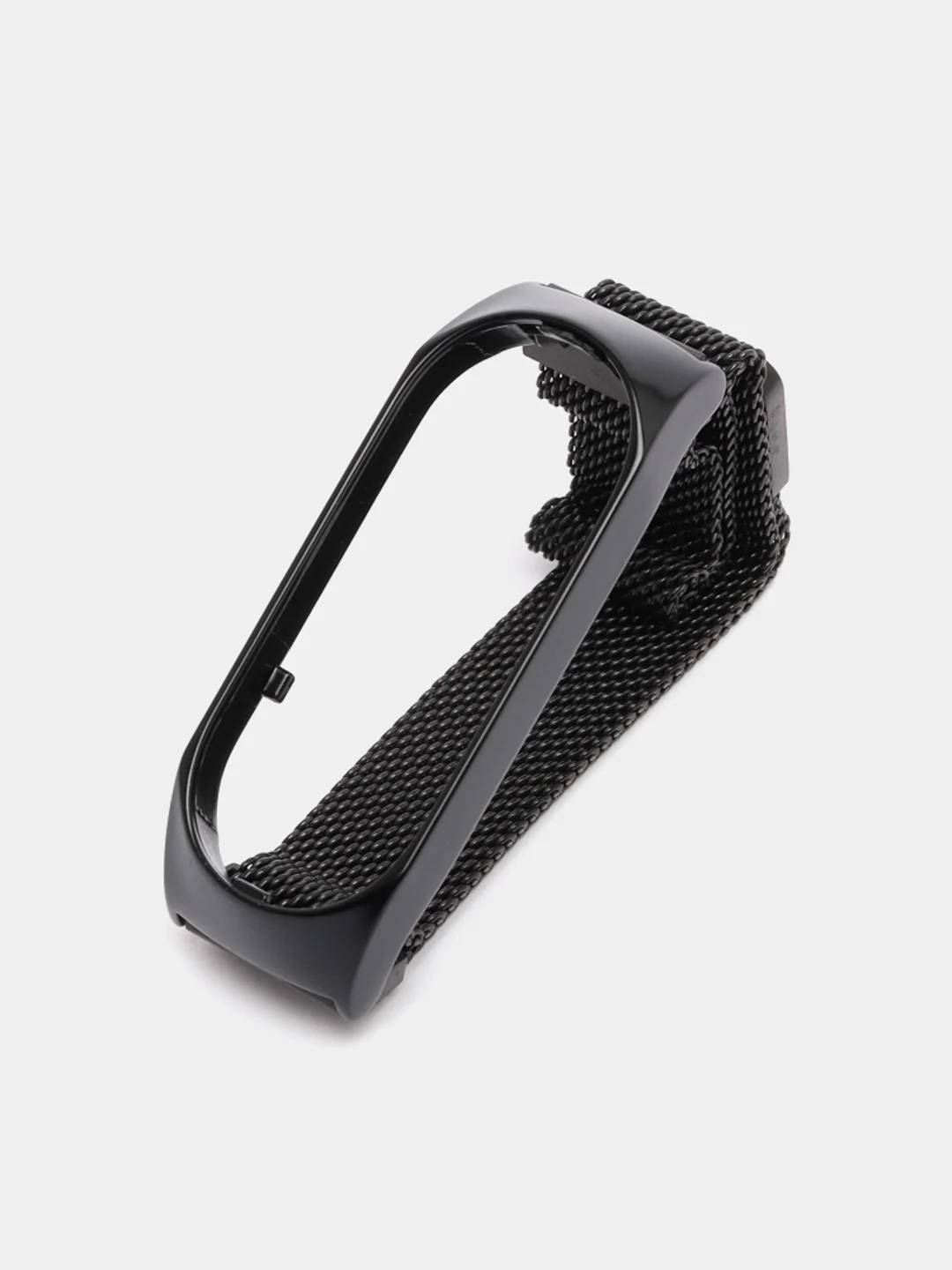 Серебряный металлический ремешок для смарт часов  Xiaomi Mi Band 5, 6