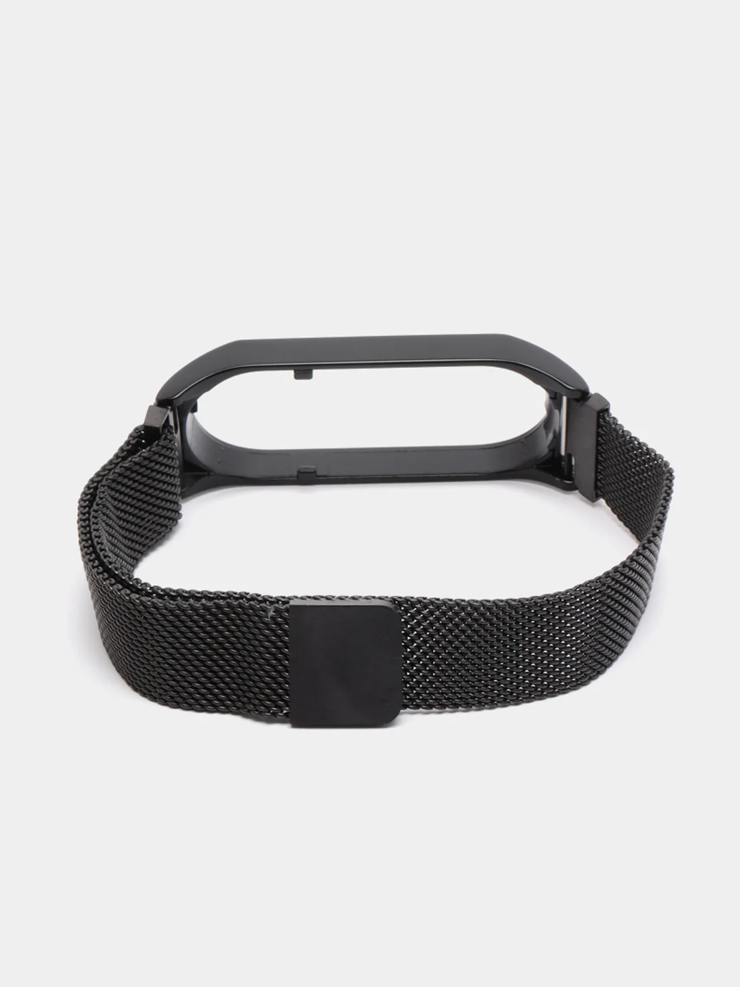 Серебряный металлический ремешок для смарт часов  Xiaomi Mi Band 5, 6