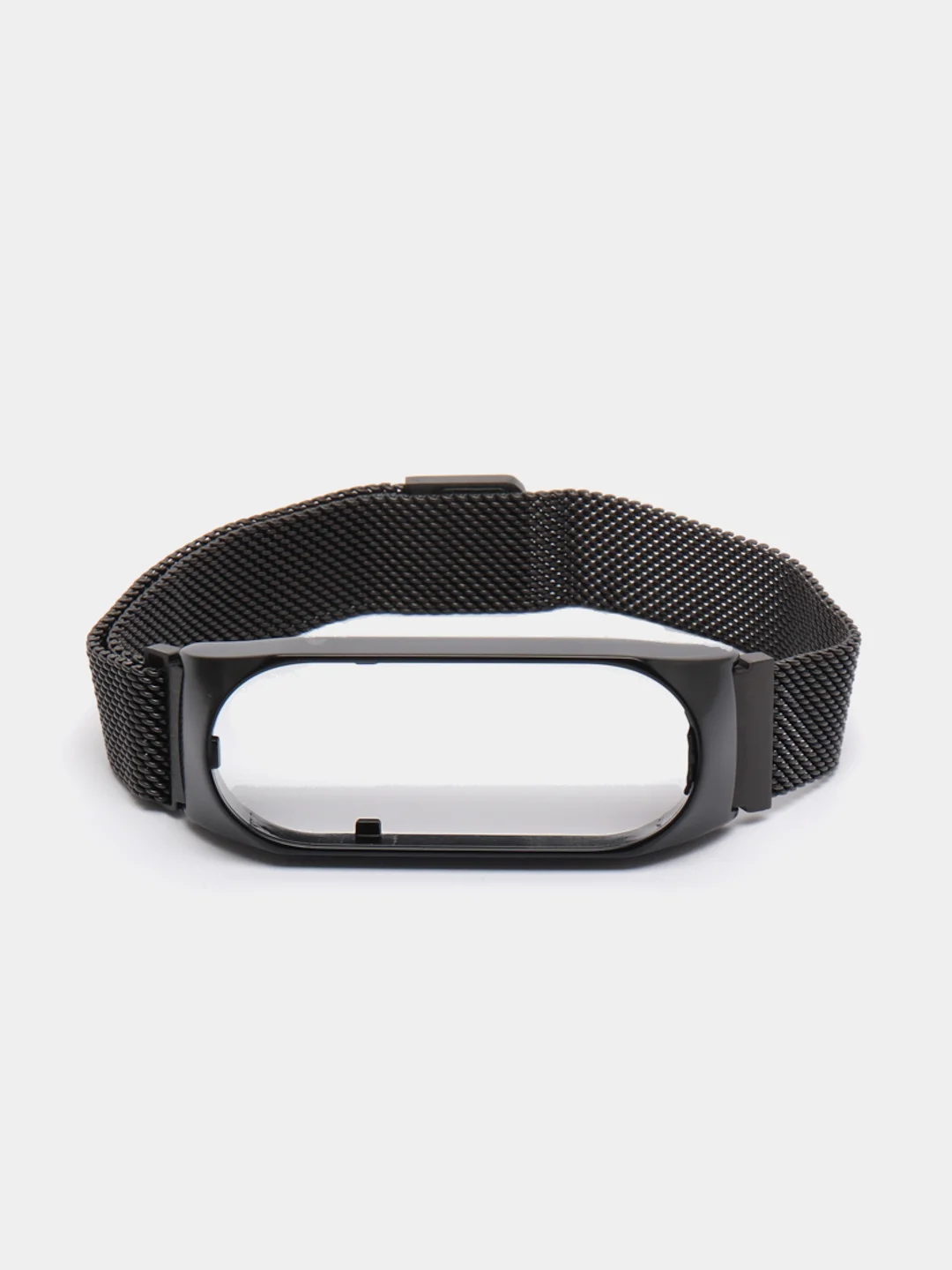 Серебряный металлический ремешок для смарт часов  Xiaomi Mi Band 5, 6